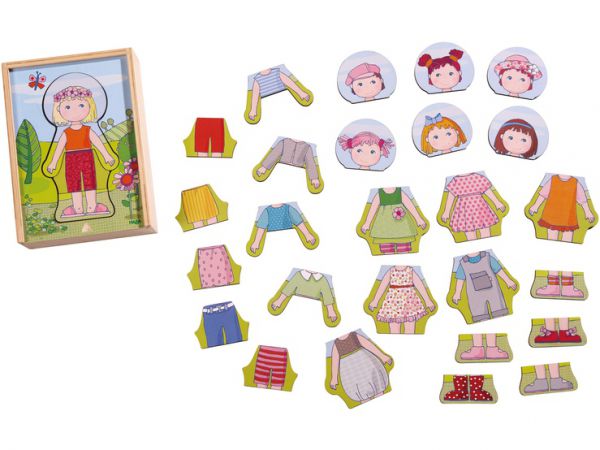 Holzpuzzle Lillis Lieblingskleider