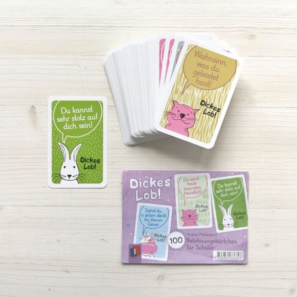 Dickes Lob – Belohnungskärtchen