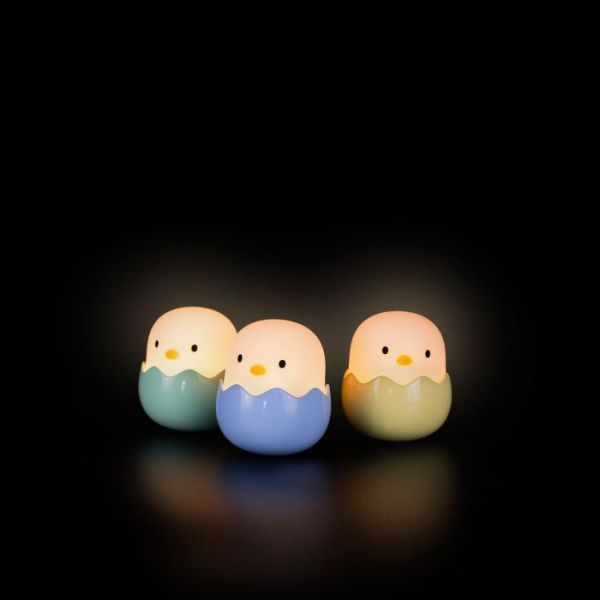 Nachtlicht 3er-Set Baby Egg - RGB dimmbar