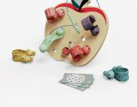 Pommo - Großer Montessori Steck- und Fädel-Apfel Pommo - Großer Montessori Steck- und Fädel-Apfel