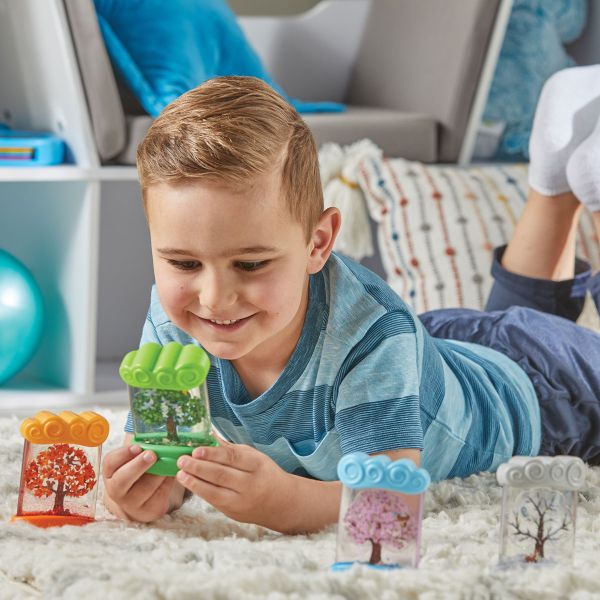 Großes Sensory Tube-Set - Bäume in den Jahreszeiten