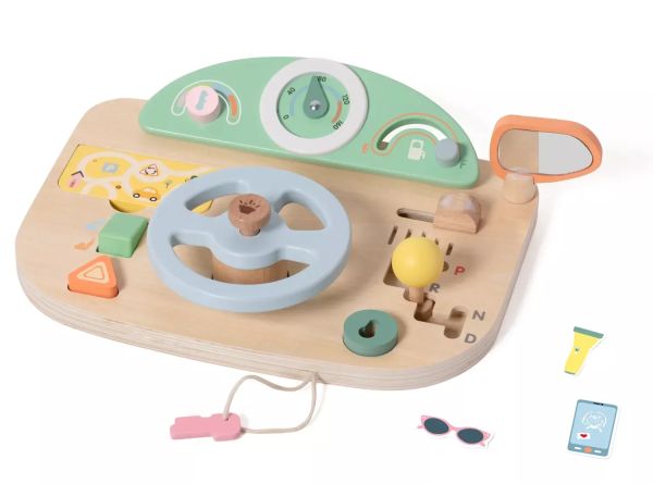 Großer Cockpit aus Holz