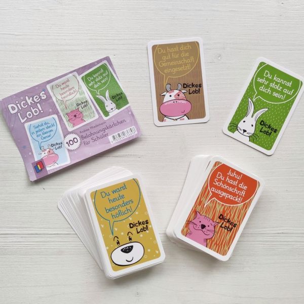Dickes Lob – Belohnungskärtchen