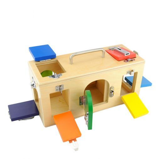 Lockbox - Große Montessori Verschlüsse-Box