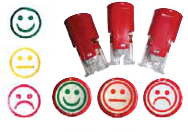 Stempelset Smiley mini