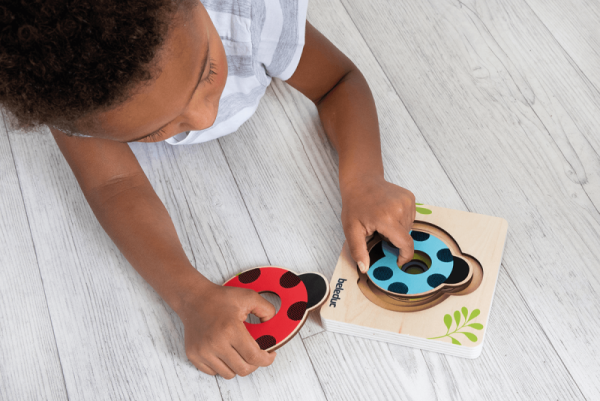 Marienkäfer-Lagenpuzzle