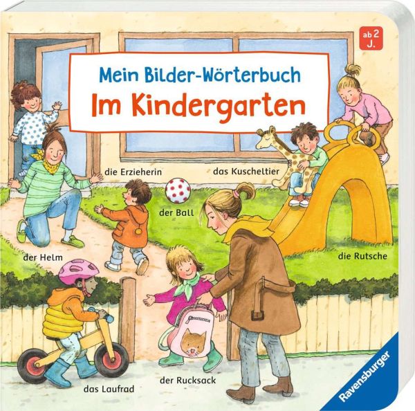 Bild-Wörterbuch: Im Kindergarten